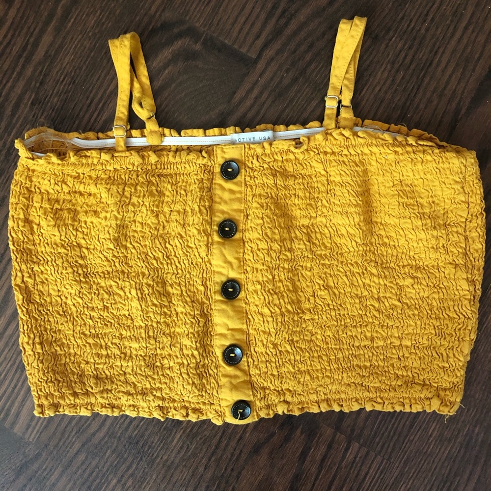 Yellow tank top